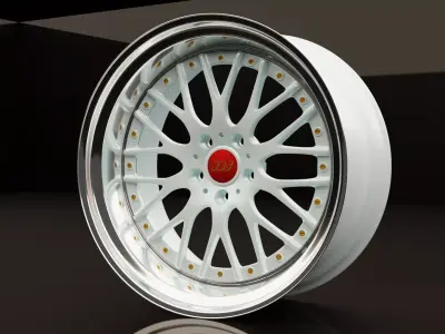 BBS wheels 3D model