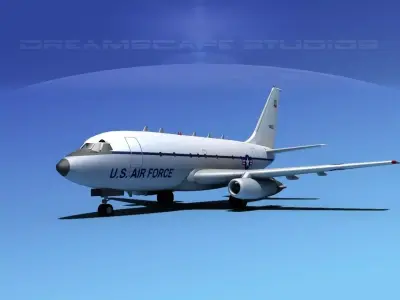 Boeing T-43 V01 USAF 3D model