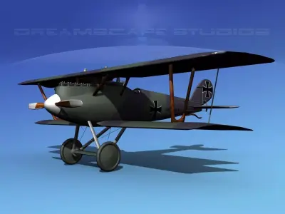 Pfalz DIII Historic Fighter V13 3D model