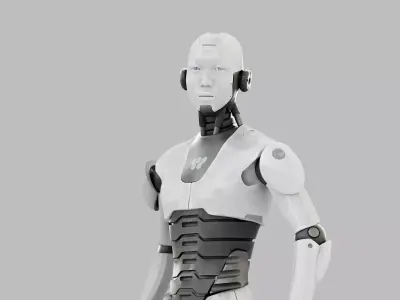 HUMANOID M-3000  RIGGED 3D model