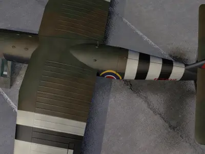 Airspeed AS51 Horsa Mk-1 3D model