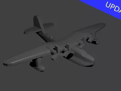 Soviet MTB-2 Flying Boat Free 3D print model