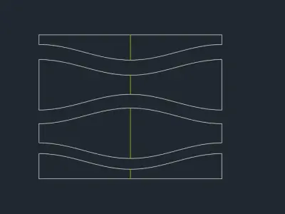 Segmented elbow 3D model