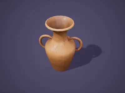 Stylized Jug Free low-poly 3D model