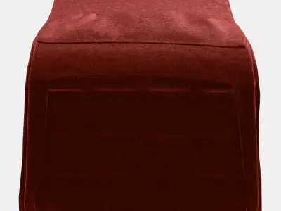 LAKTARE Chair cover 2 Low-poly 3D model