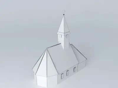 St Fabian and Sebastian Chapel in Letovanic Free 3D model