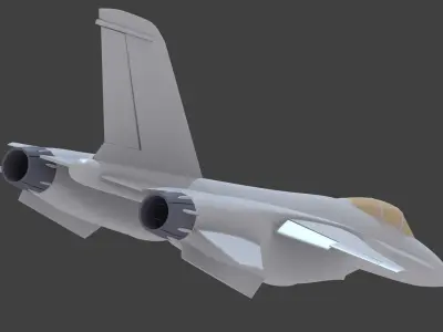 Fairchild-Republic F-15 Eagle 3D print model
