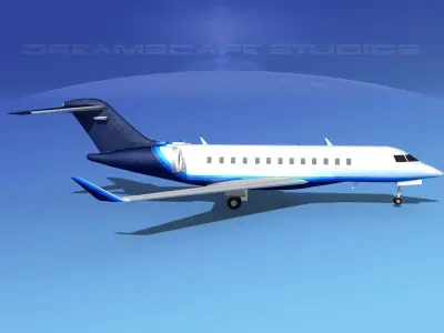 Bombardier Global Express 6000 V16 3D model