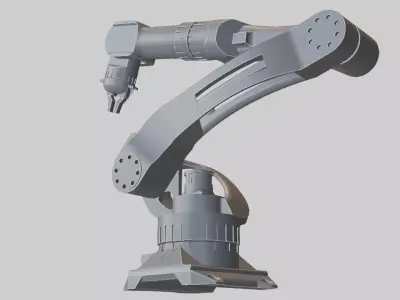 Industrial Robotic Arm 3D model shop