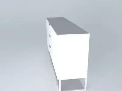 Commode sideboard with drawers Free 3D model