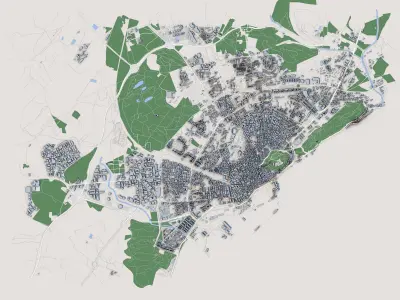 Alicante City Spain 3D model