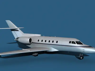 Hawker Siddley 800SR V05 3D model