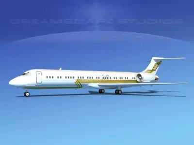 McDonnell Douglas MD-87 Corporate 11 3D model