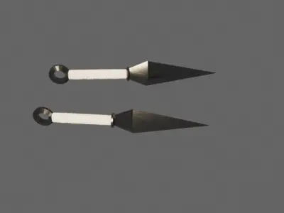Kunai sword Free 3D model