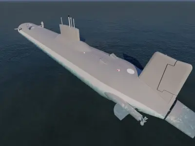 submarine- class Submarine 3D model