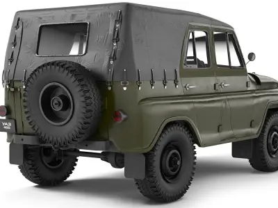 UAZ 469 1970 3D model