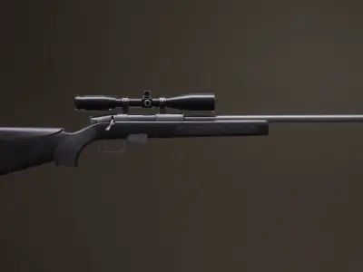 Steyr SSG 69 Rigged PBR Low-poly 3D model