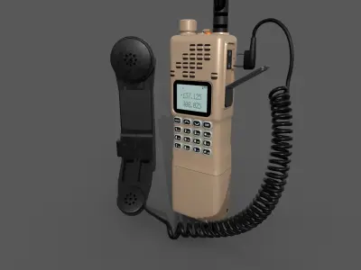 Radio Baofeng-AR-152 Low-poly 3D model