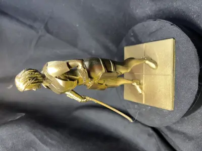 Bo the Armored Energy Sword Woman 3D print model