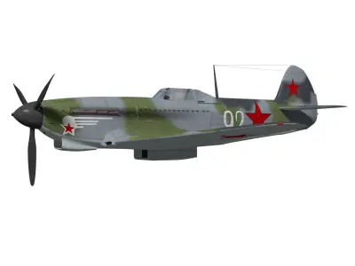 yakovlev yak-9d 3D model