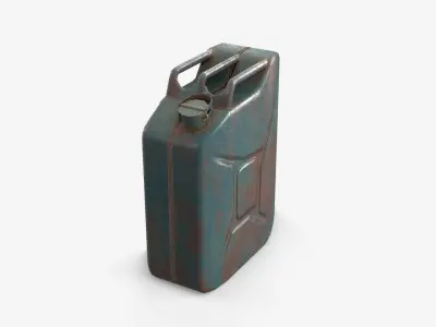 Jerrycan Asset 05 Low-poly 3D model