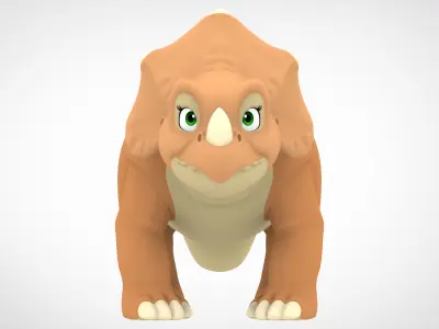 Cera Threehorn 3D model