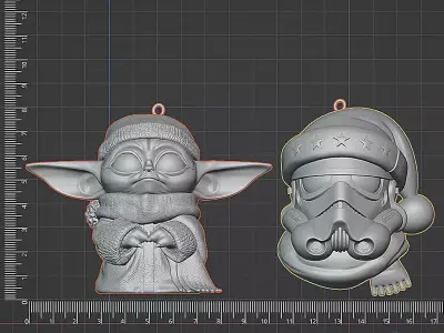 Star Wars Christmas Tree Decorations 3D Print   3D print model