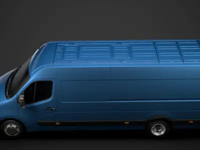 Vauxhall Movano L4H2 Van 2020 3D model