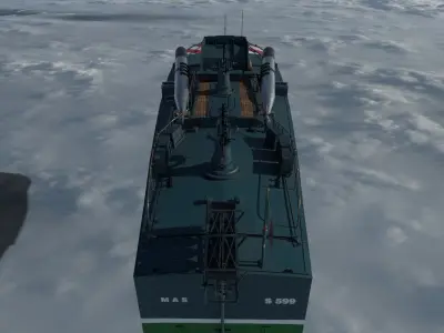 MAS - Italiano torpedo boat 3D model