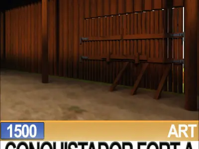 Conquistador Fort A 1500 3D model
