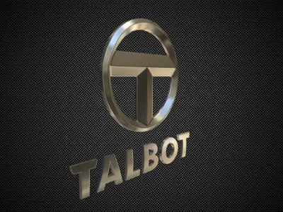 talbot logo 3D model