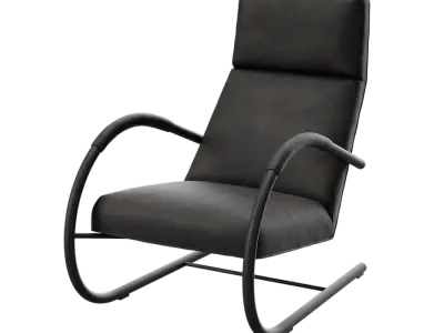 Replica Label Van Den Berg Poise Armchair Model, Black 