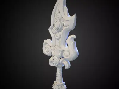 Stylized Sword 09 3D model