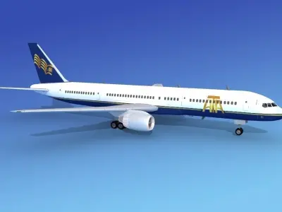 Boeing 757-200 ATA Airlines 3D model