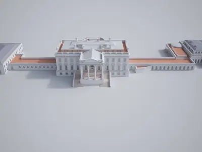 The White House 3D model