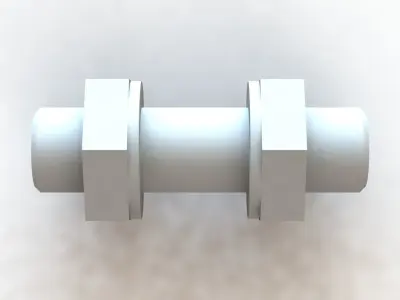 Sensor Balluff Indutivo M8x1 BES00 Inductive Balluff Sensor 3D model