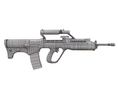 SAR 21 Low-poly 3D model