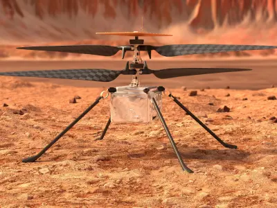 Ingenuity Mars Helicopter 3D model