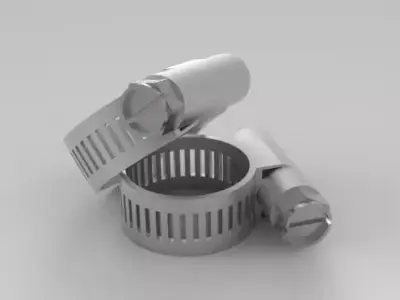 Pair of Clamps Free 3D model