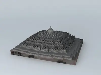 Borobudur Temple 3D model