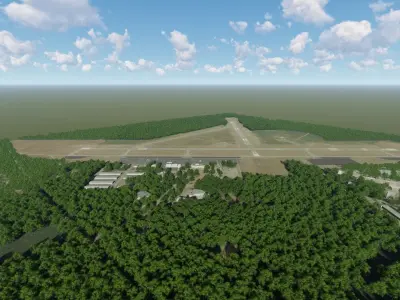 Marthas Vineyard Airport 3D model