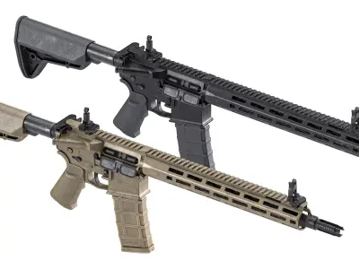 KAC KS-1 RIFLE Low-poly 3D model