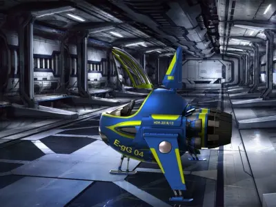 fighter aeroplane 3d model for games AP003 3D model