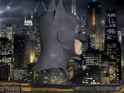 Batman Cowl In The Style Of State Farm Commercial 3D model