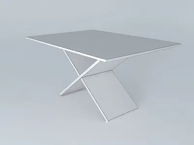 Glass table  Free 3D model purchase