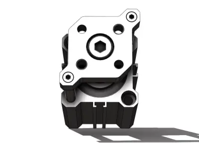 Cilindro Pneumatico SMC CDQMB32TF 30 Pneumatic Cylinder 3D model