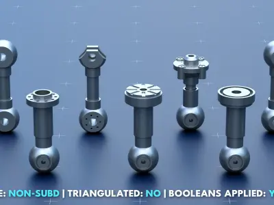 Factory Greeble Kitbash Pack 5 3D model