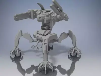 Construction Mech 3D print model