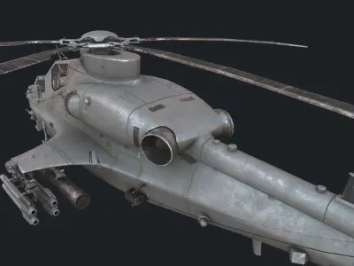 CAIC WZ-10 Low-poly 3D model