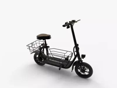 Powered Motor Scooters 3D model